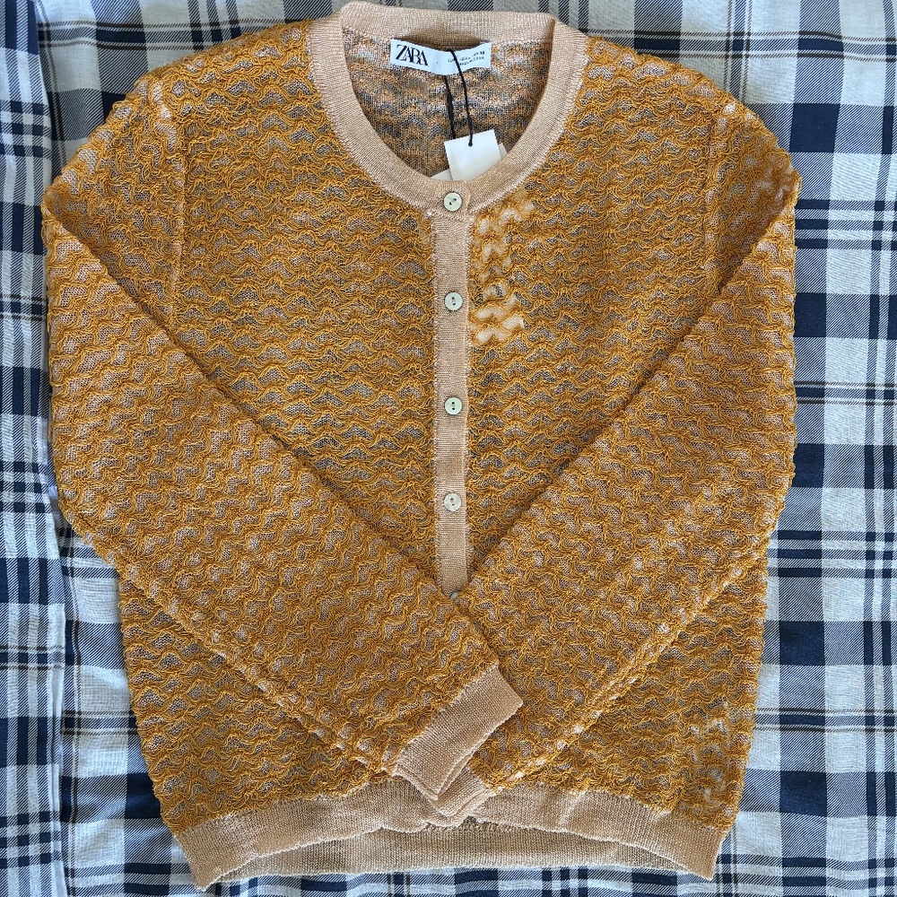 Zara Textured Cardigan